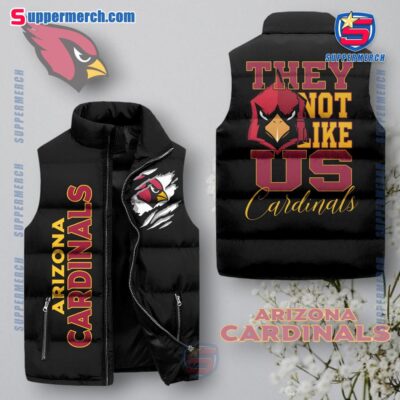Arizona Cardinals NFL They Not Like Us Puffer Sleeveless Jacket