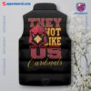 Arizona Cardinals NFL They Not Like Us Puffer Sleeveless Jacket b
