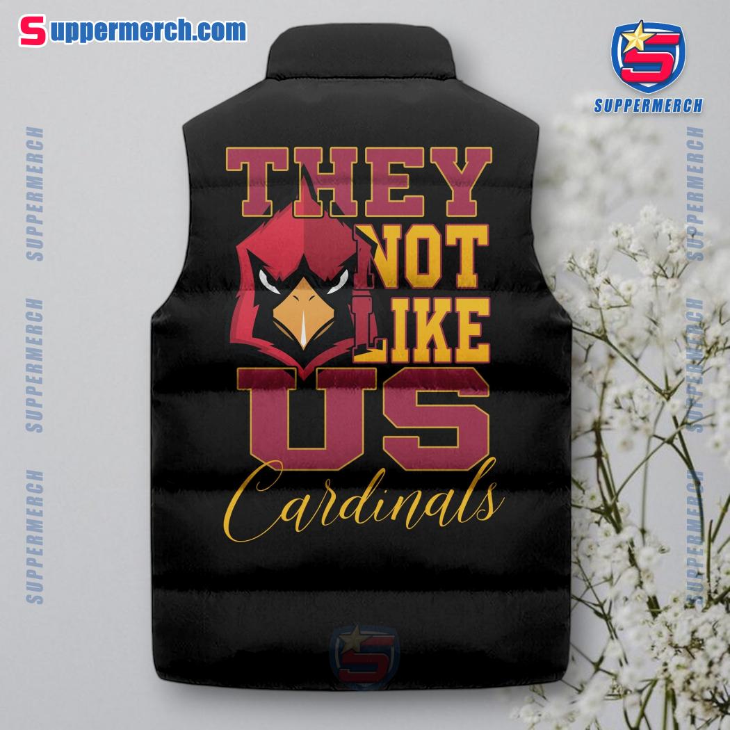 Arizona Cardinals NFL They Not Like Us Puffer Sleeveless Jacket b