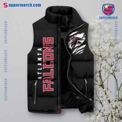 Atlanta Falcons NFL They Not Like Us Puffer Sleeveless Jacket a
