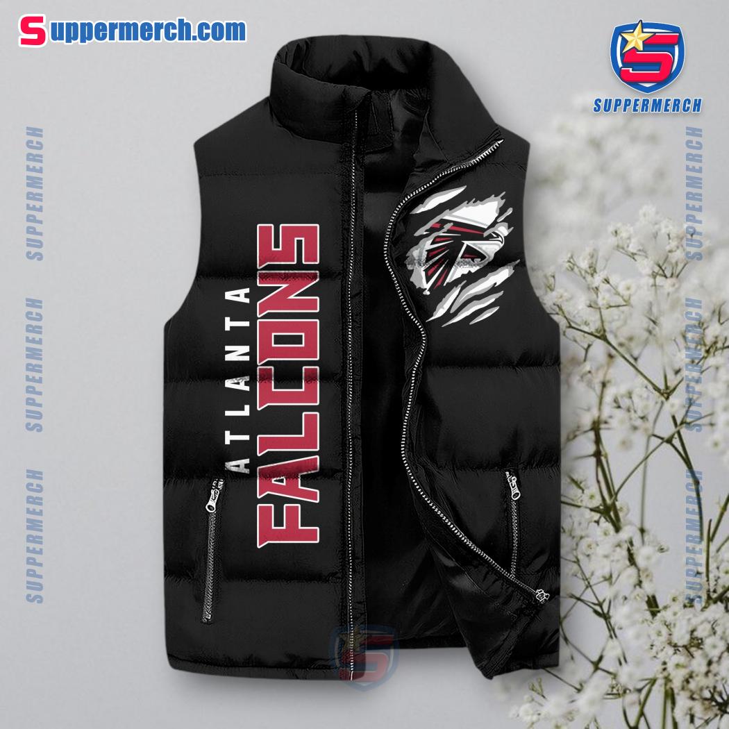 Atlanta Falcons NFL They Not Like Us Puffer Sleeveless Jacket a