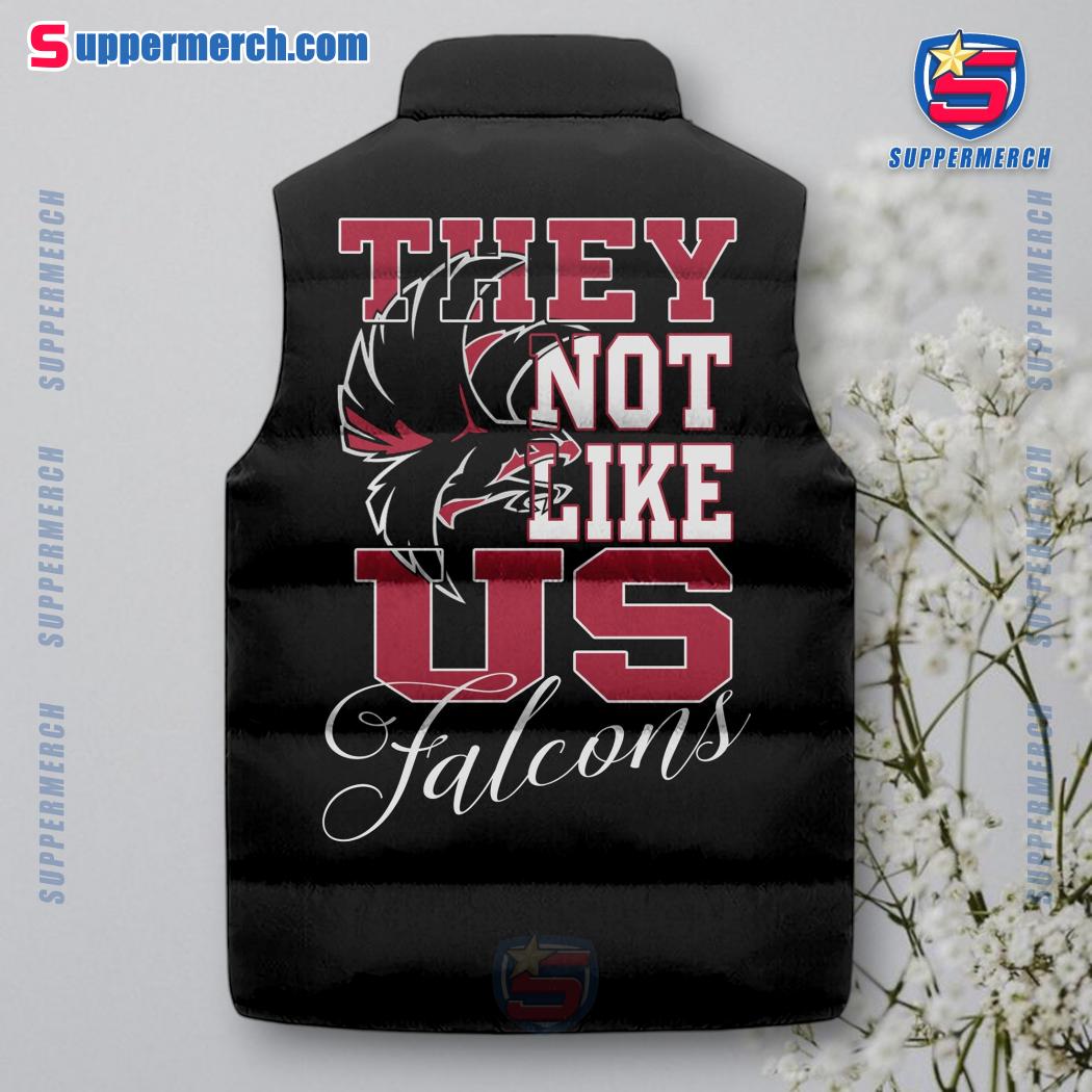 Atlanta Falcons NFL They Not Like Us Puffer Sleeveless Jacket b