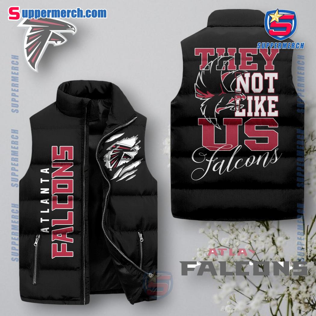 Atlanta Falcons NFL They Not Like Us Puffer Sleeveless Jacket