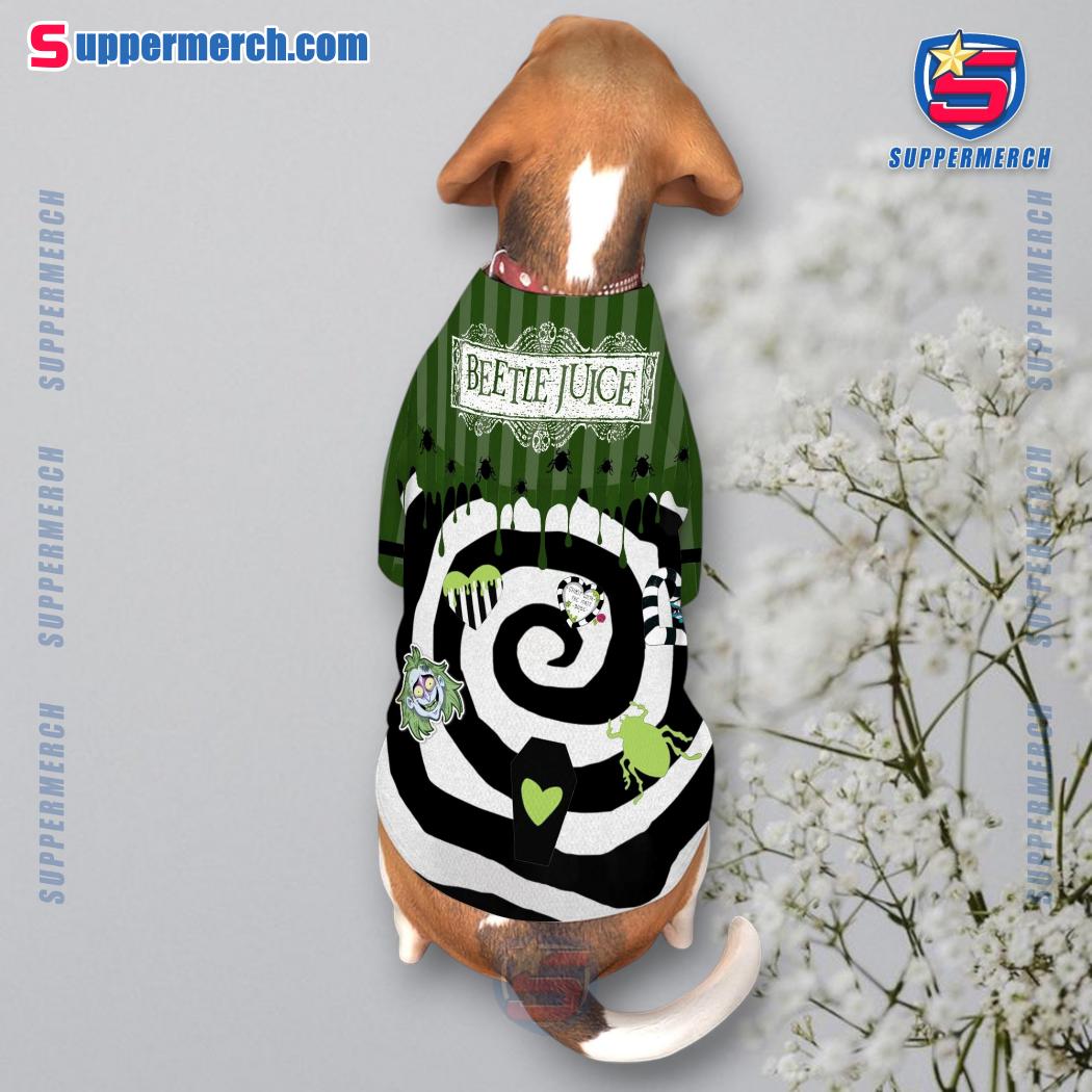 Beetlejuice Halloween Pet Jersey b