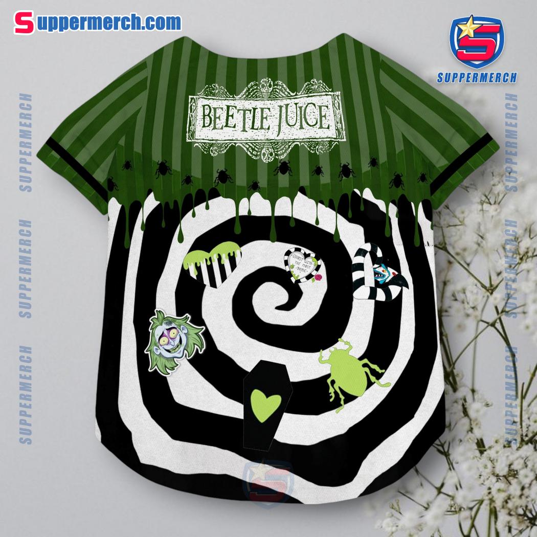 Beetlejuice Halloween Pet Jersey x