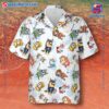 Bluey Cosplay Paw Patrol Hawaiian Shirt b