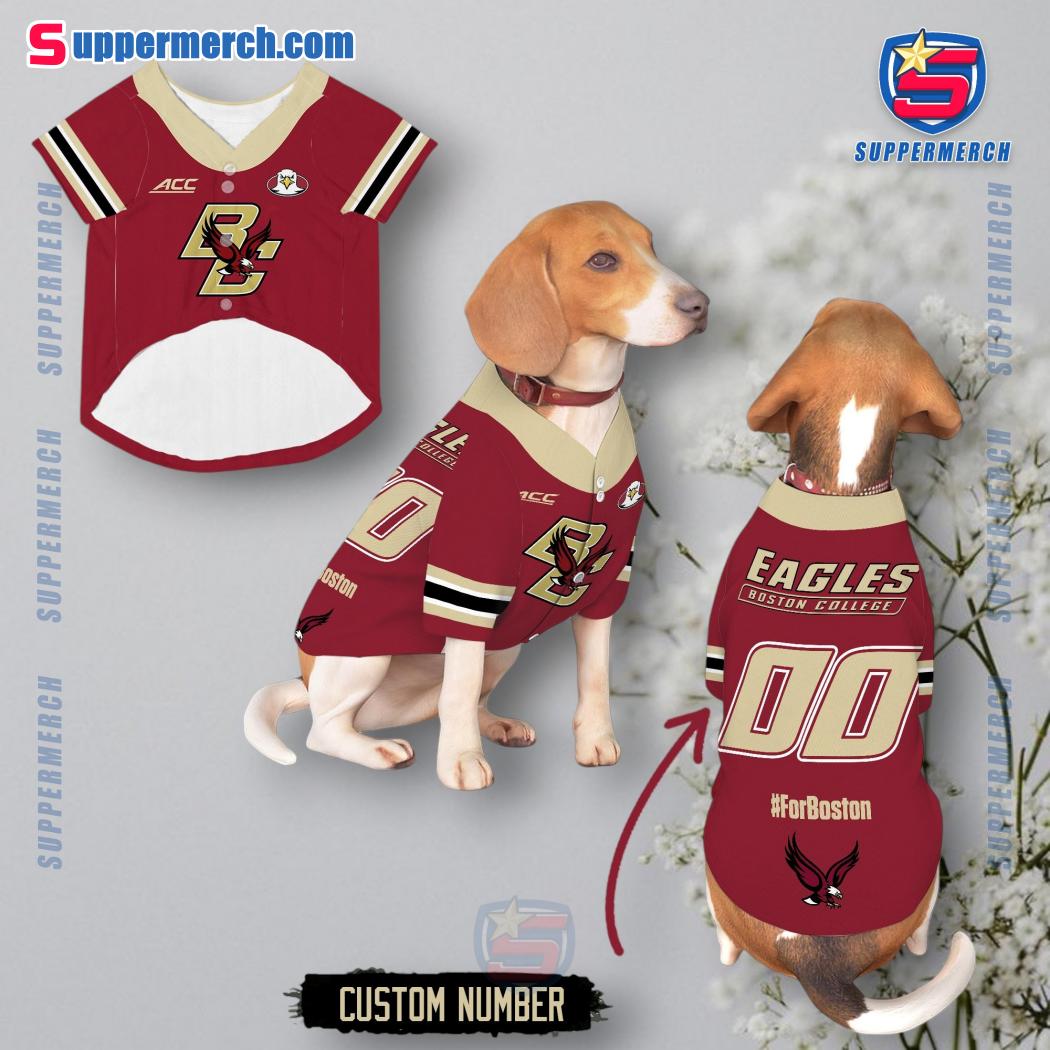 Boston College Eagles Personalized Pet Jersey