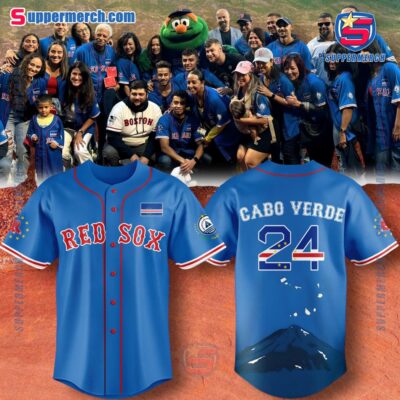 Boston Red Sox Cabo Verde Celebration Baseball Jersey