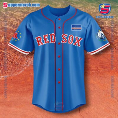 Boston Red Sox Cabo Verde Celebration Baseball Jersey a