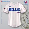 Buffalo Bills X Hello Kitty Thin Stripes Baseball Jersey 2024 b