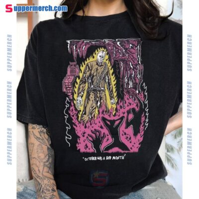 Carlos Correa Jason Voorhees October Was A Bad Month Shirt a