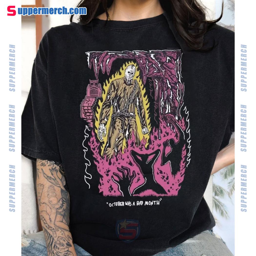 Carlos Correa Jason Voorhees October Was A Bad Month Shirt a