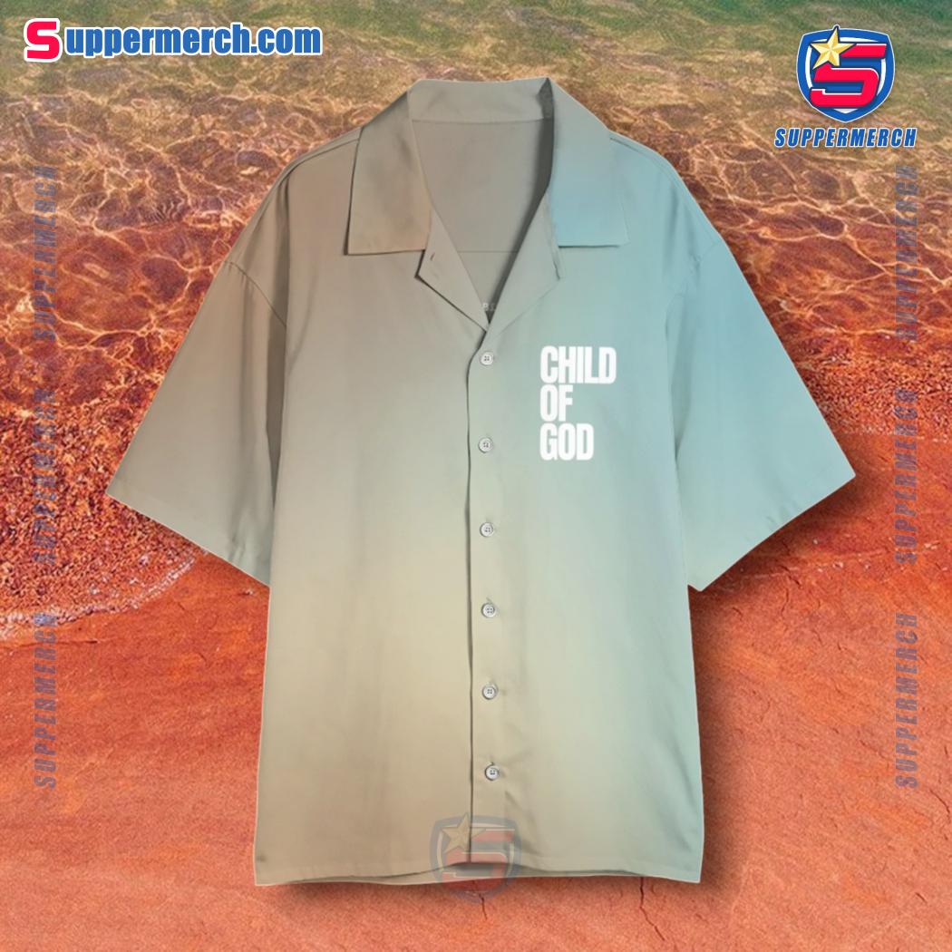 Child Of God Gradient Hawaiian Shirt c