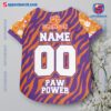 Clemson Tigers Paw Power Personalized Pet Jersey y