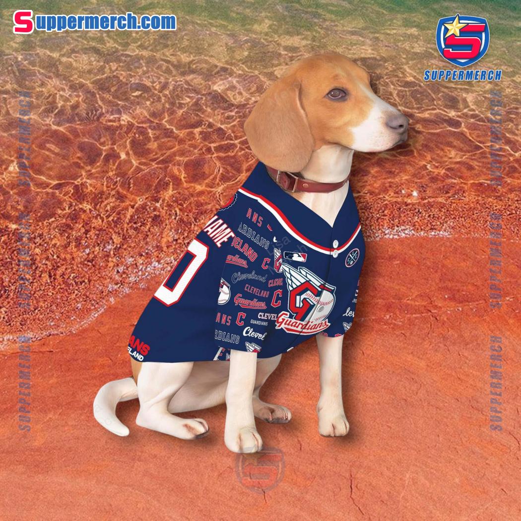 Cleveland Guardians Personalized Pet Jersey x