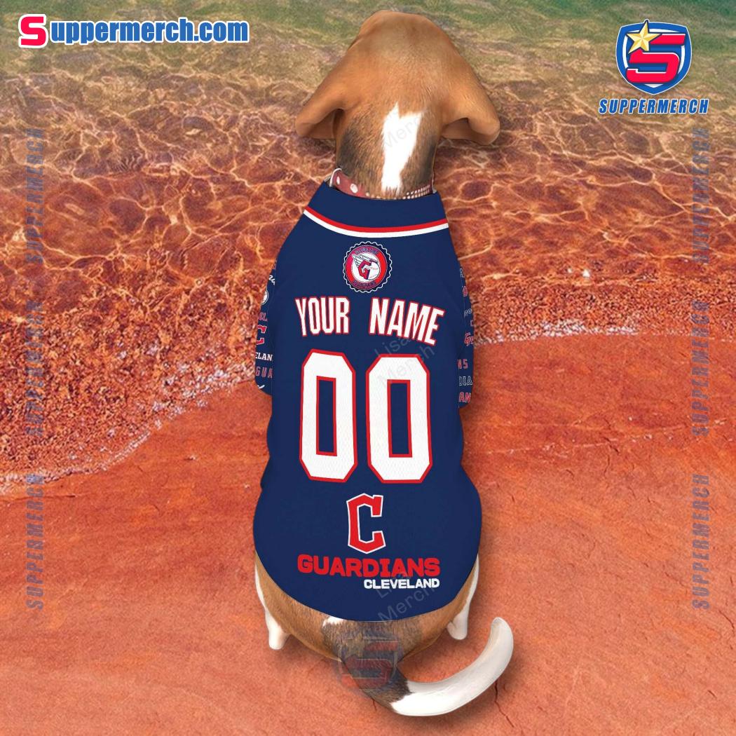 Cleveland Guardians Personalized Pet Jersey y