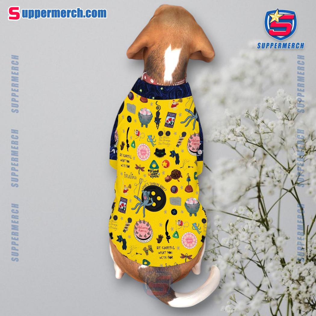 Coraline Movie Pattern Pet Jersey c