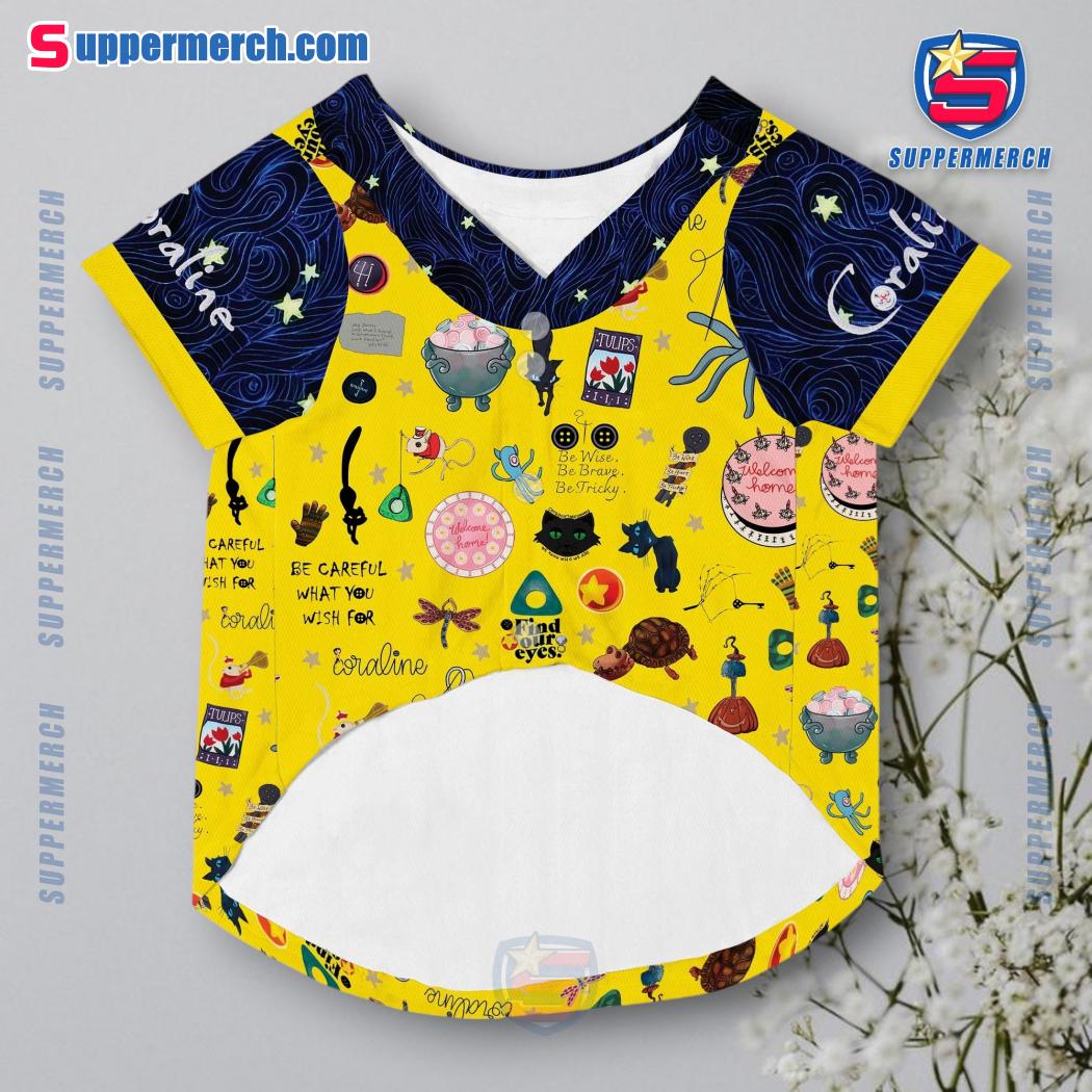 Coraline Movie Pattern Pet Jersey x