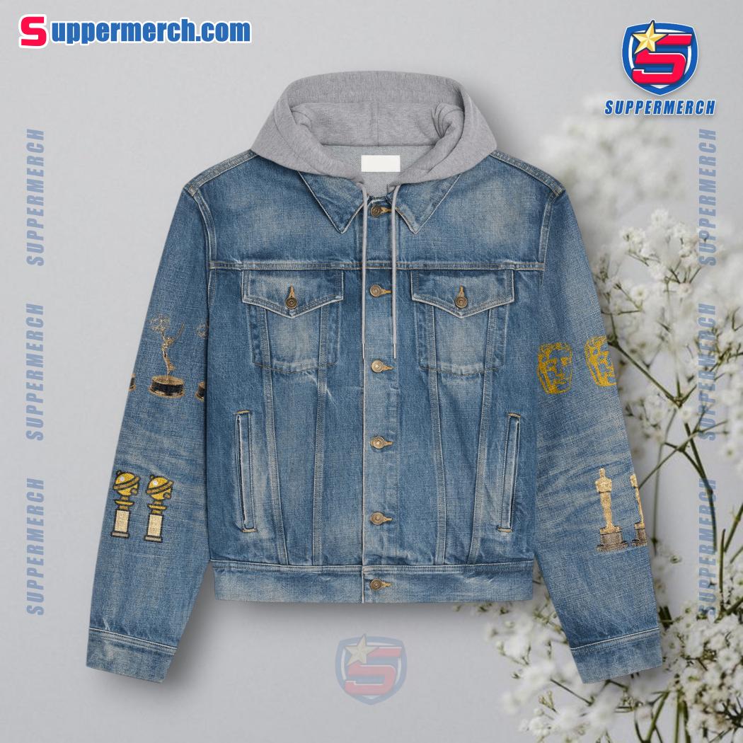 Dame Maggie Smith Straight Outta Downton Jean Hoodie Jacket a