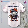 Denver Broncos X Hello Kitty Thin Stripes Baseball Jersey 2024 b
