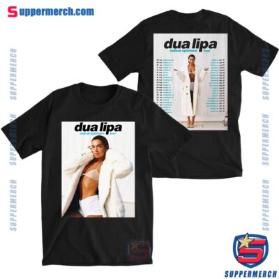 Dua Lipa Radical Optimism 2025 World Tour Dates Shirt