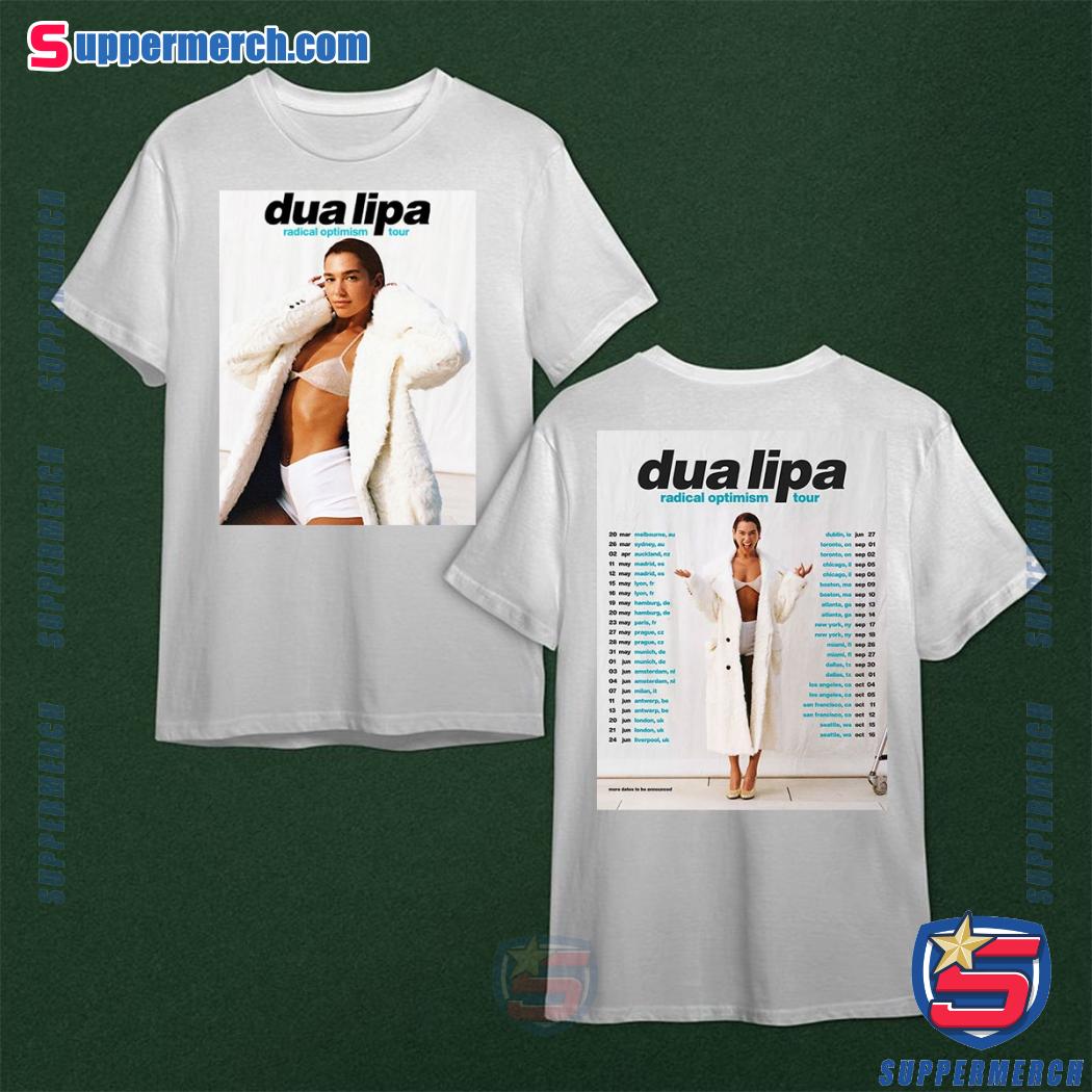 Dua Lipa Radical Optimism 2025 World Tour Dates Shirt a