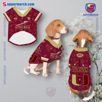 Florida State Seminoles We Own U Pet Jersey
