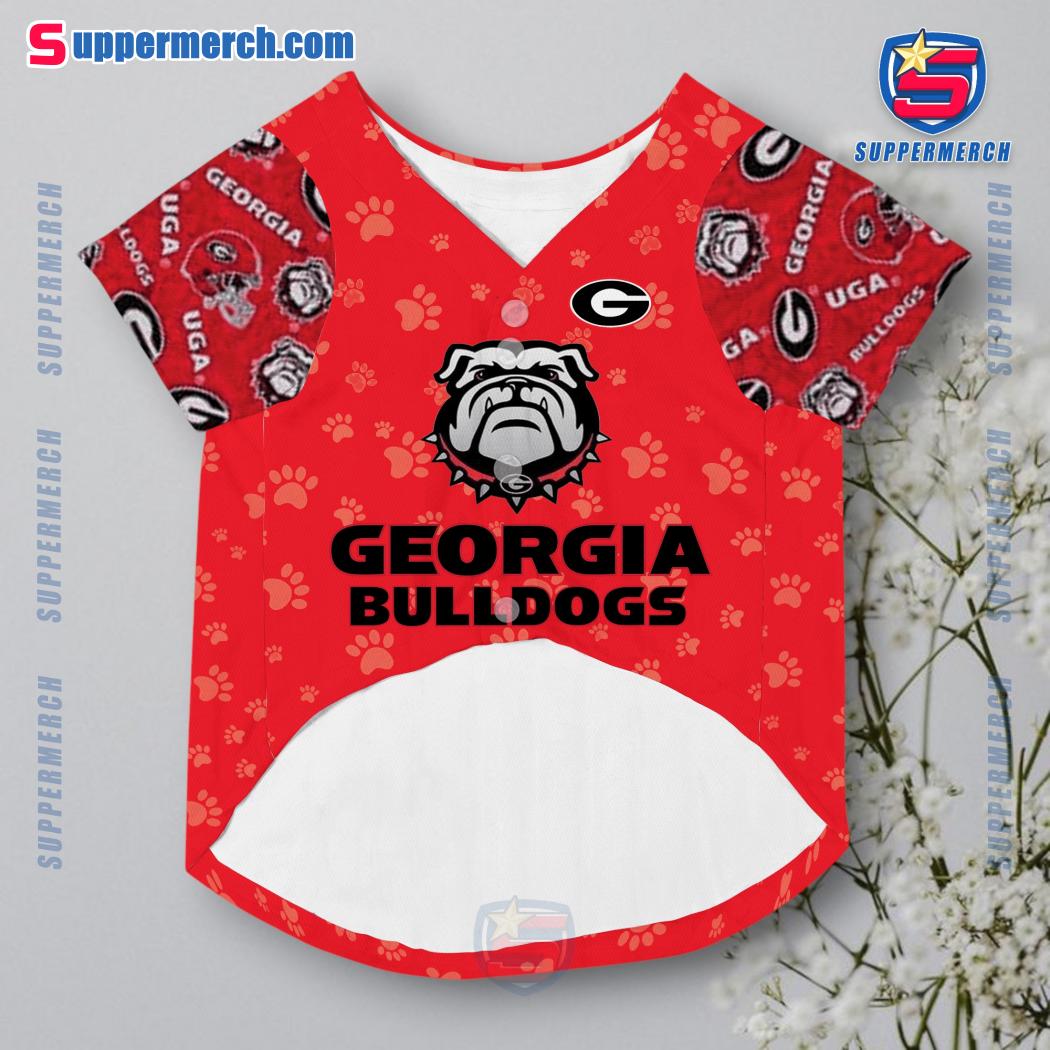 Georgia Bulldogs How 'bout Them Dogs Personalized Pet Jersey x