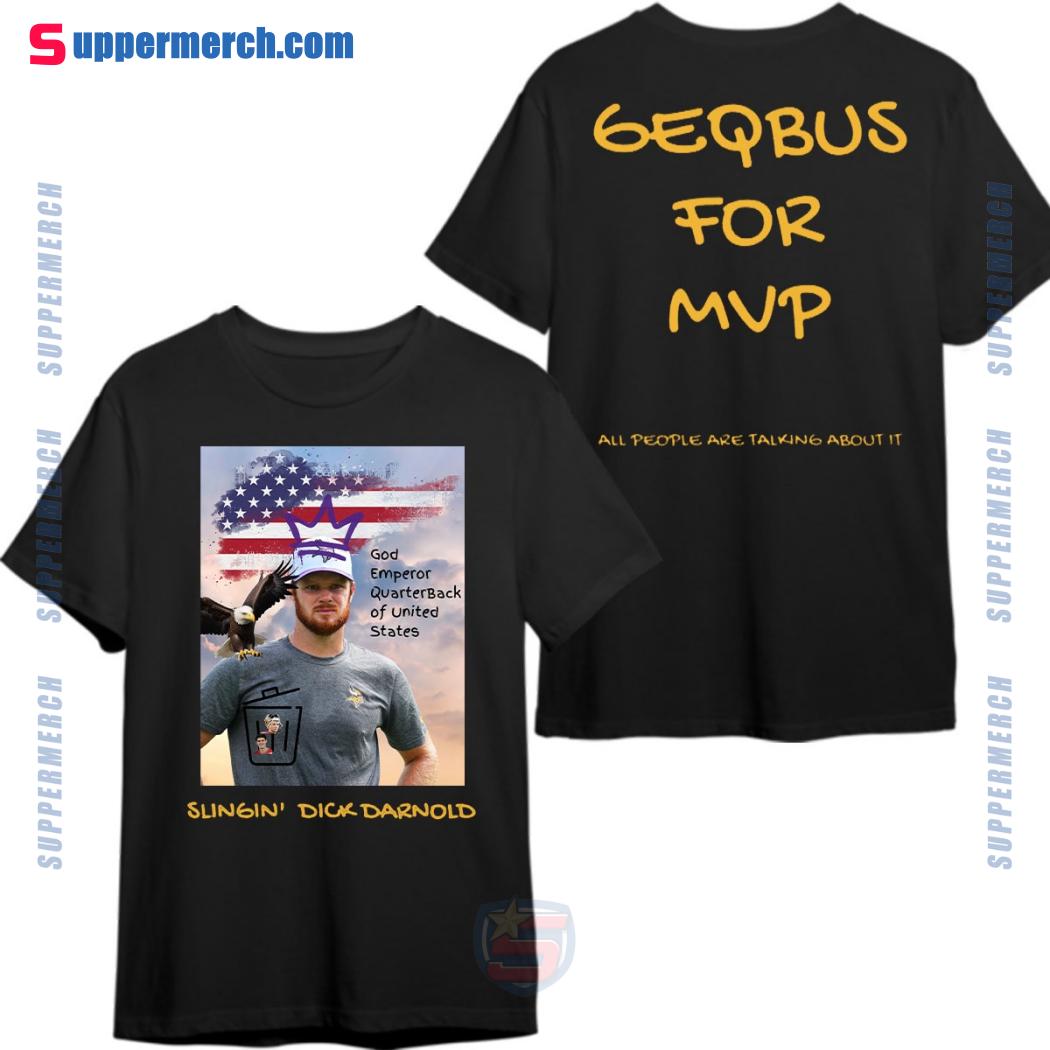 Geqbus For MVP God Emperor Quarterback Of United State Shirt
