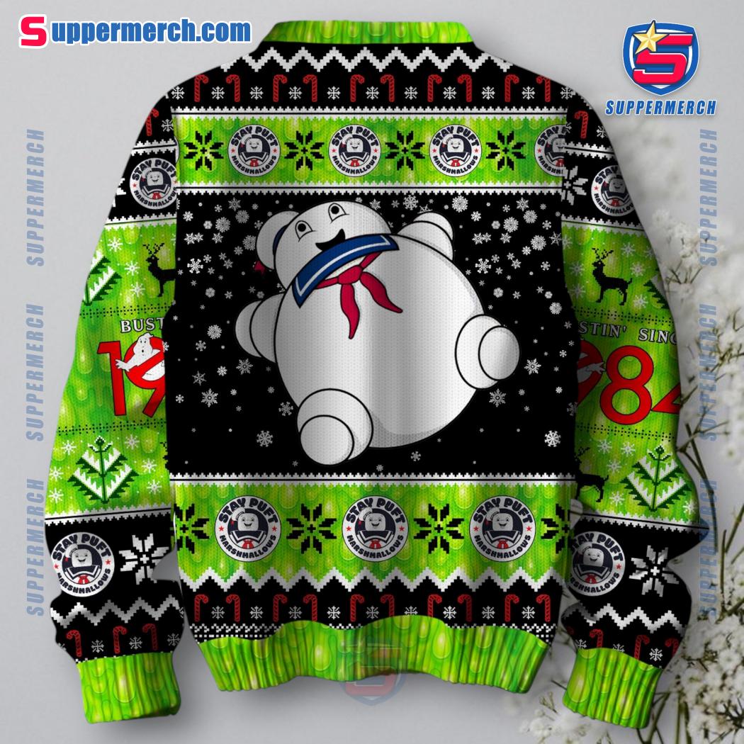 Ghostbusters Who You Gonna Call Ugly Christmas Sweater b