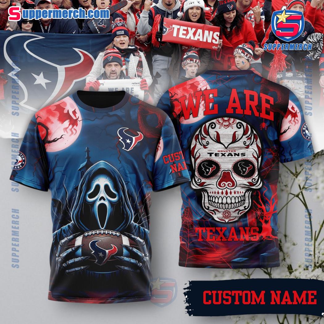 Ghostface Houston Texans Personalized Shirt
