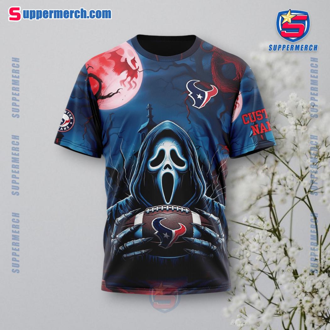 Ghostface Houston Texans Personalized Shirt - Image 3