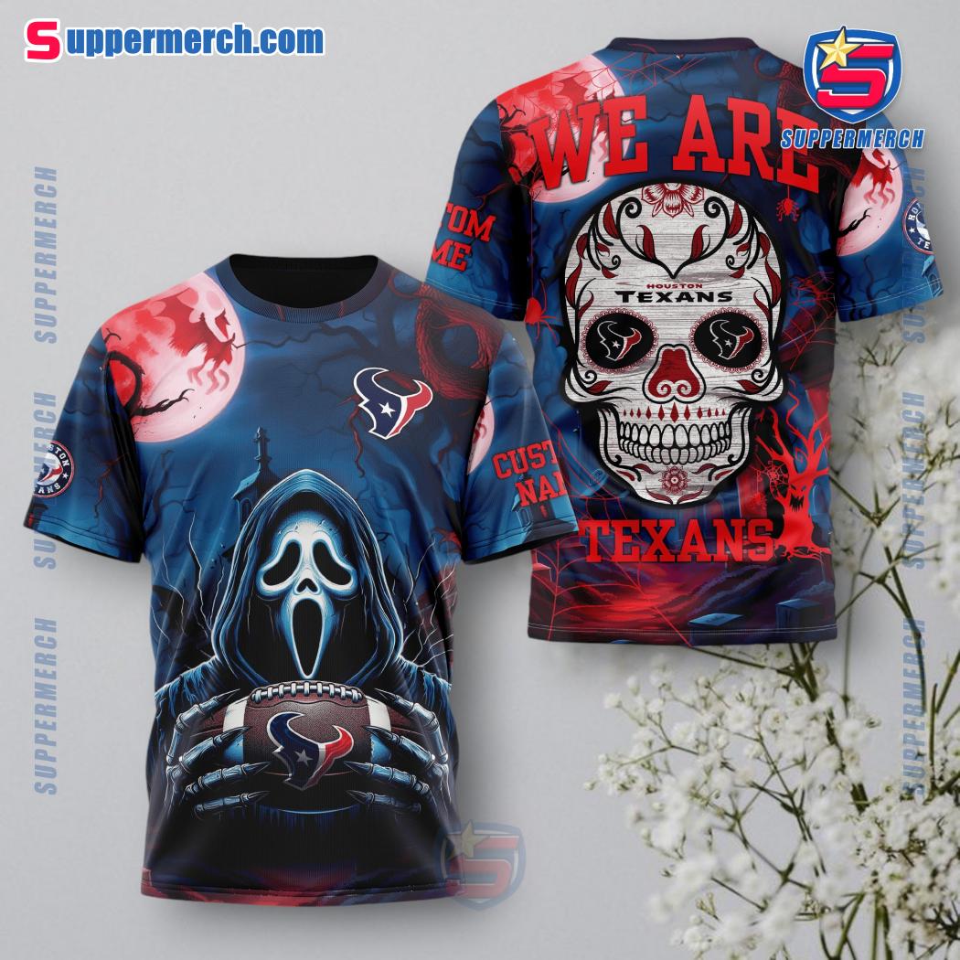 Ghostface Houston Texans Personalized Shirt - Image 2