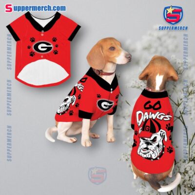 Go Dawgs Georgia Bulldogs Pet Jersey