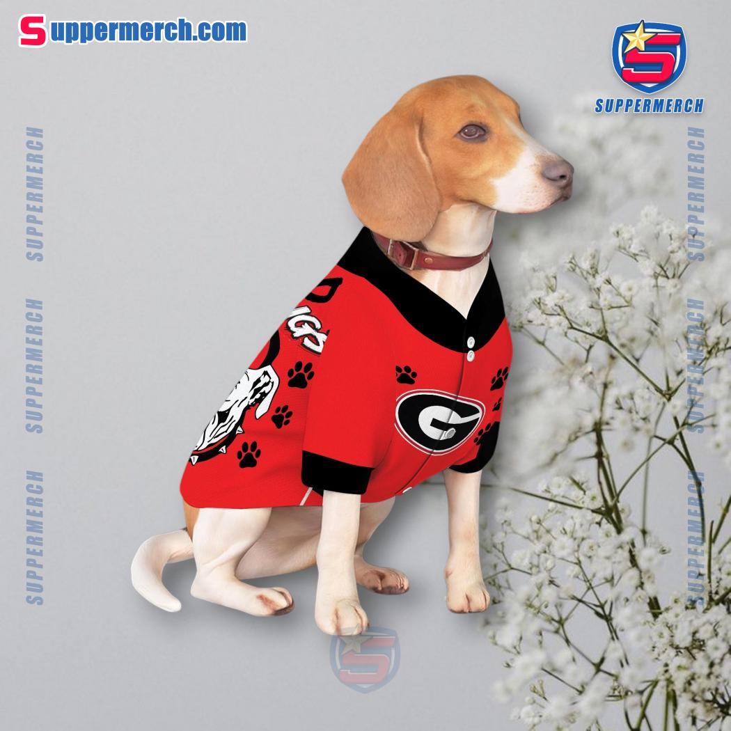Go Dawgs Georgia Bulldogs Pet Jersey x