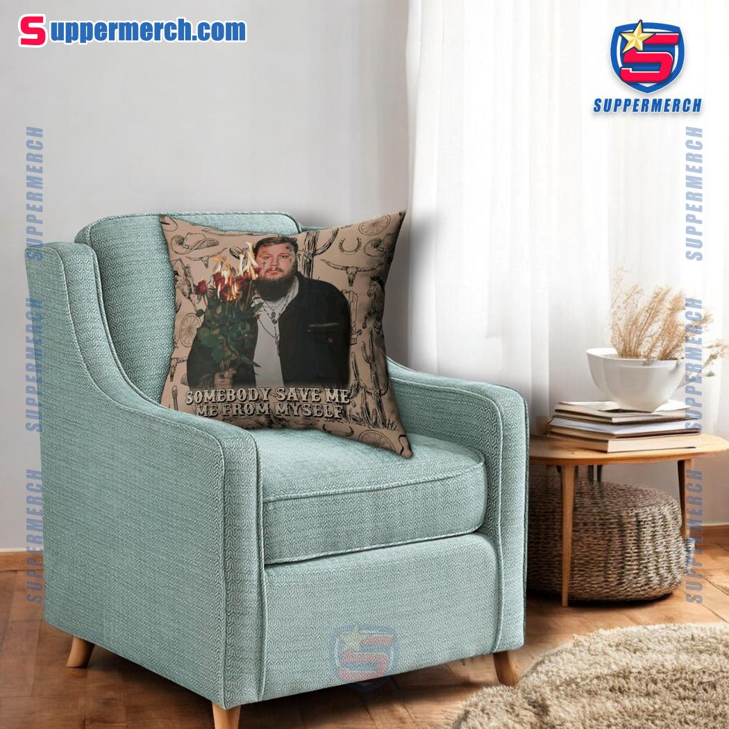 Jelly Roll Somebody Save Me From Myself Pillowcase a