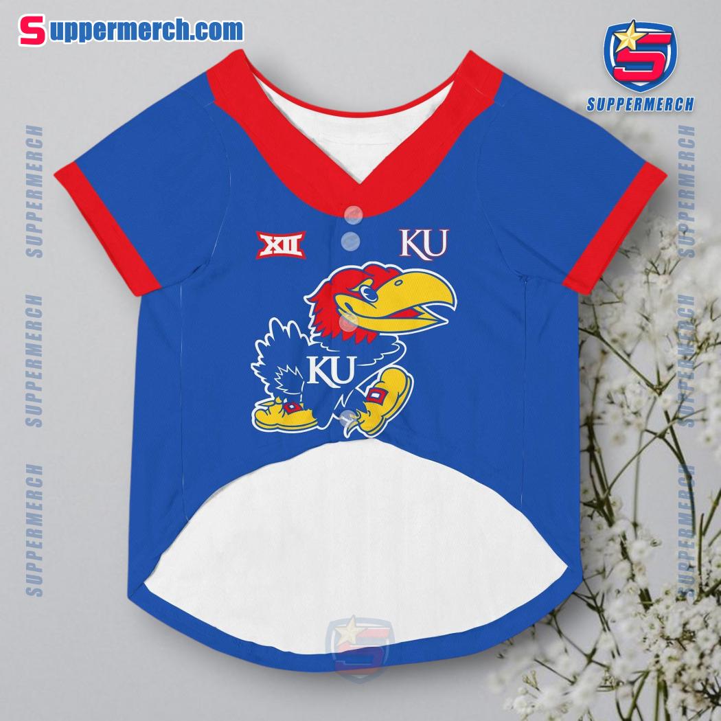 Kansas State Jayhawks Rock Chalk Personalized Pet Jersey x