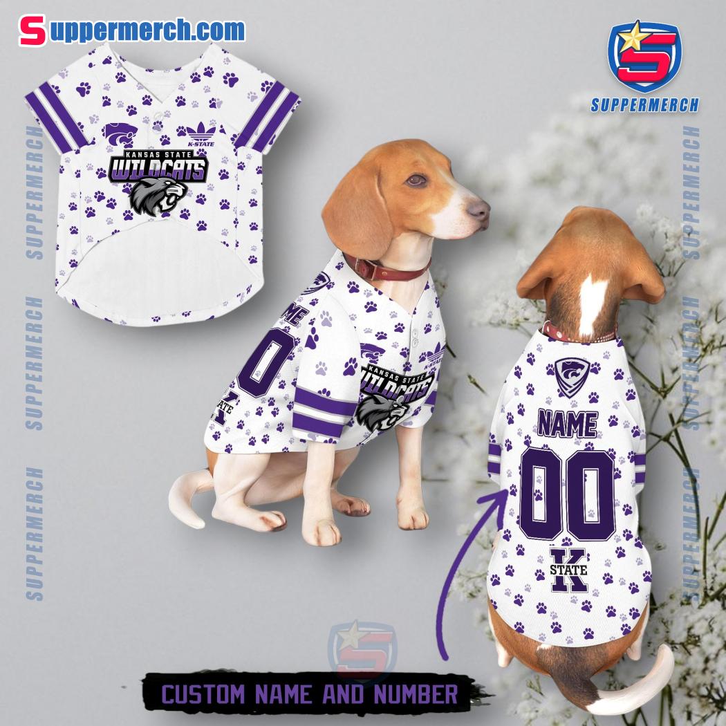 Kansas State Wildcats Personalized Pet Jersey