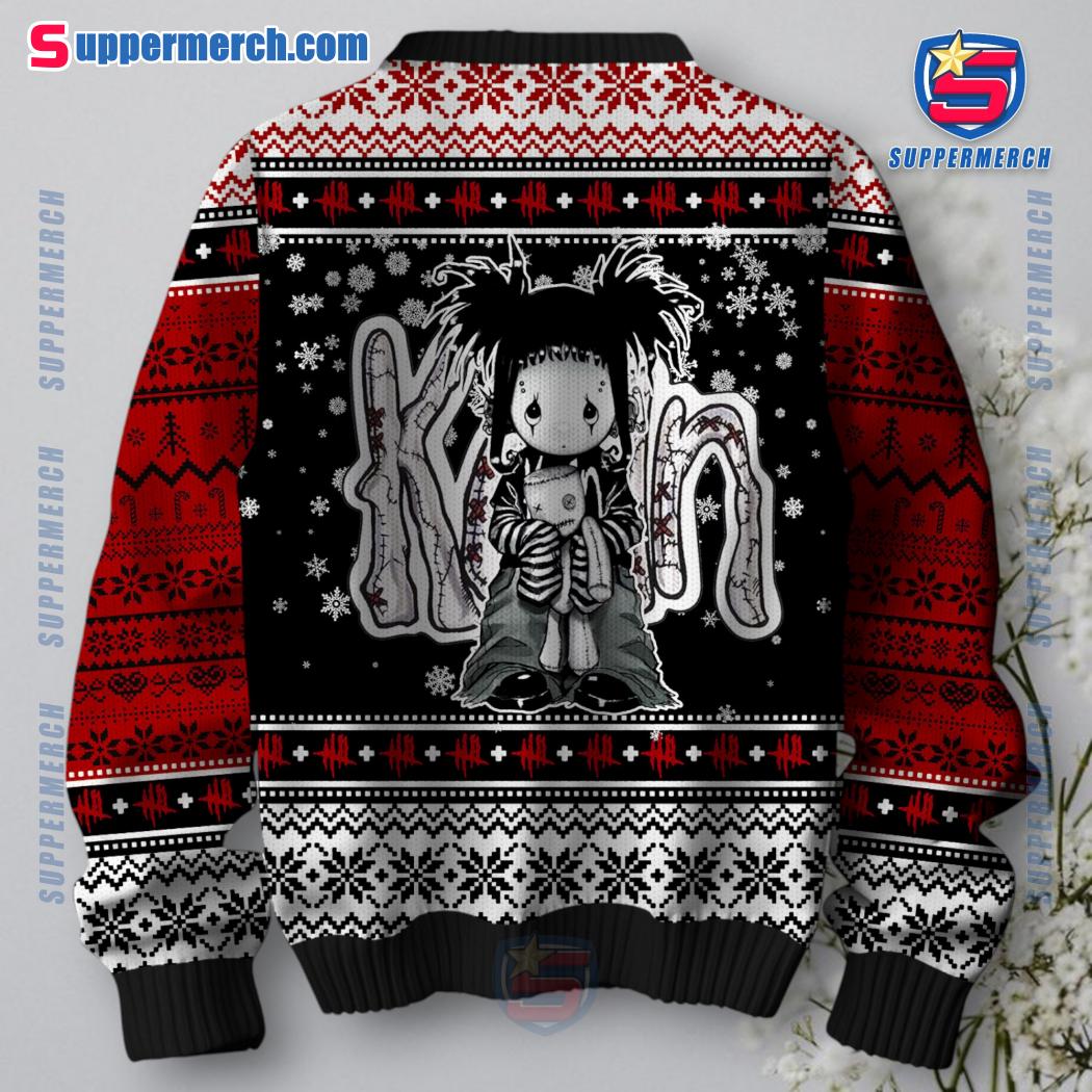 Korn Band Ugly Christmas Sweater b