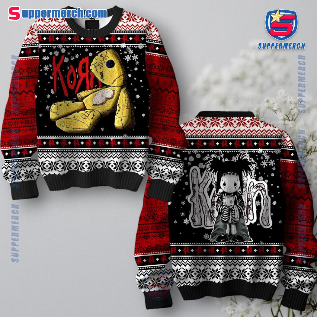 Korn Band Ugly Christmas Sweater