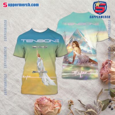 Kylie Minogue Tension II Album Cover 3D Shirt