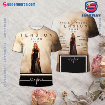 Kylie Minogue Tension Tour 2025 3D Shirt