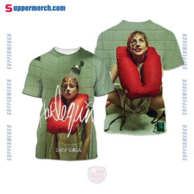 Lady Gaga's Album Harlequin Joker: Folie À Deux 3d T-shirt