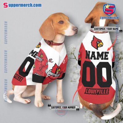 Louisville Cardinals Personalized Pet Jersey