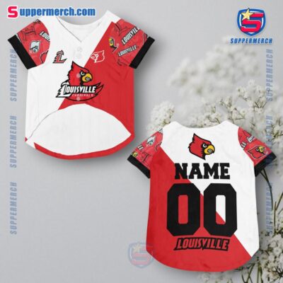 Louisville Cardinals Personalized Pet Jersey a