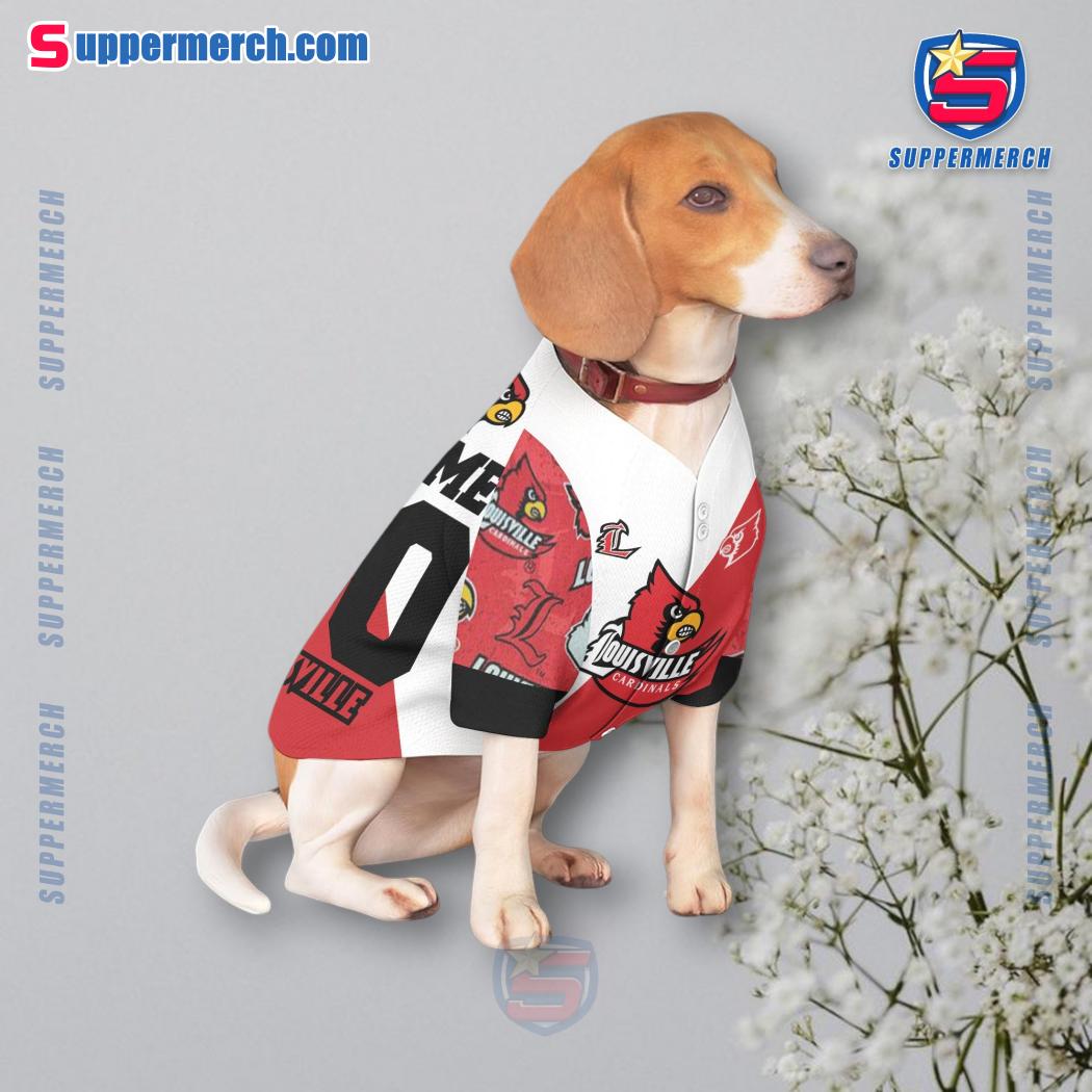 Louisville Cardinals Personalized Pet Jersey b