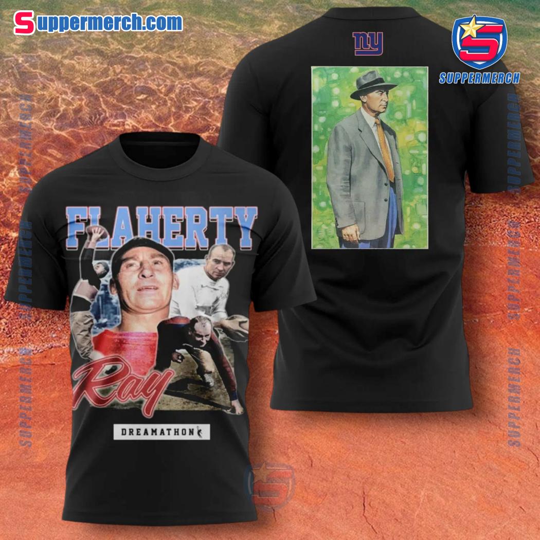 Malik Nabers Honors New York Giants Legend Ray Flaherty Shirt a