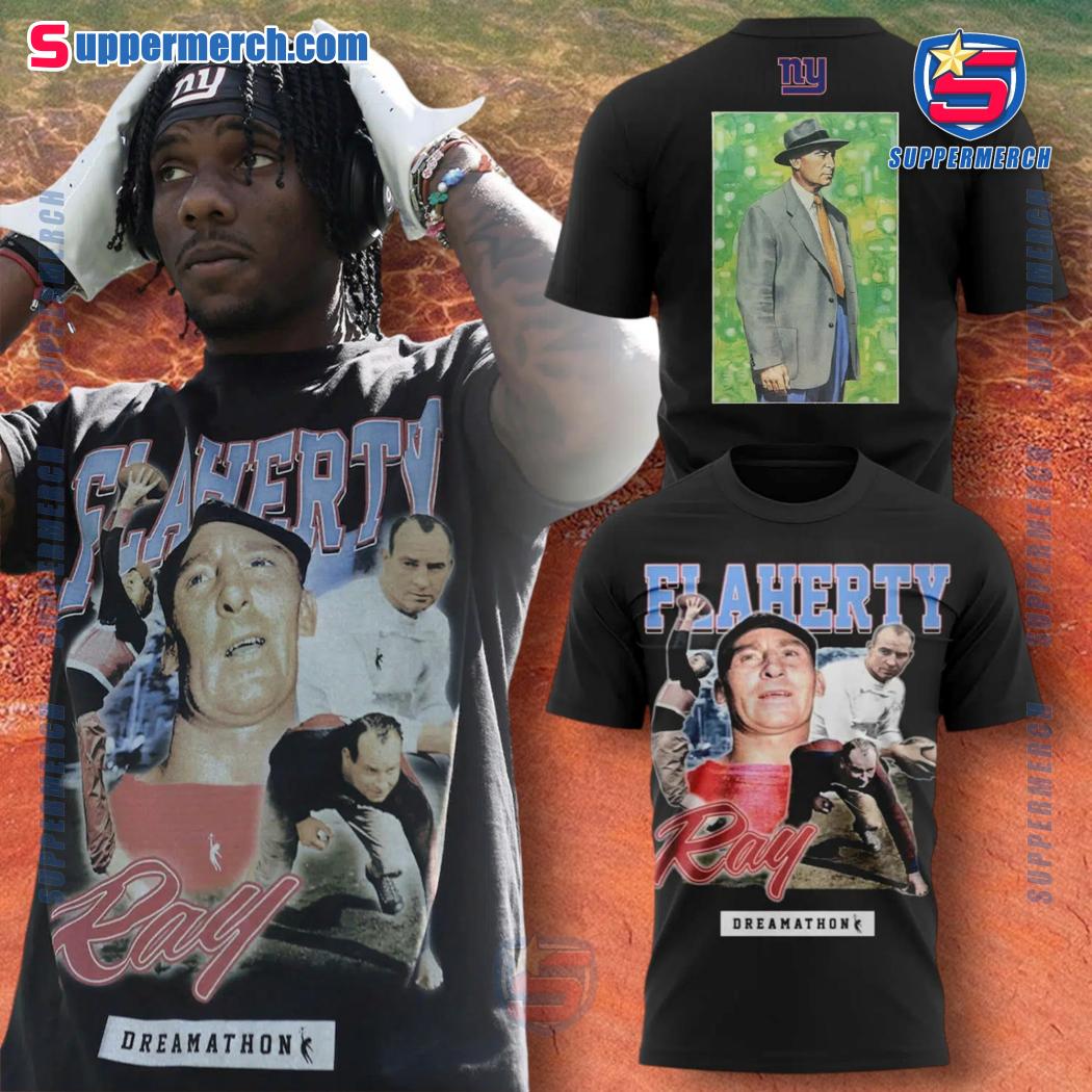 Malik Nabers Honors New York Giants Legend Ray Flaherty Shirt