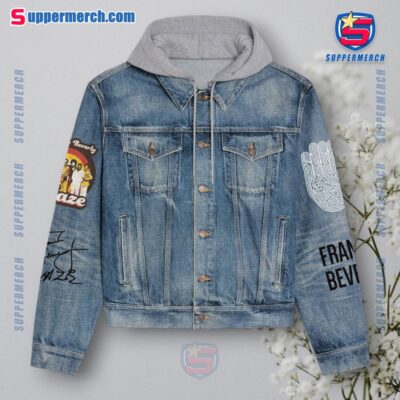 Maze Frankie Beverly We Are One Jean Hoodie Jacket a