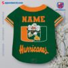 Miami Hurricanes Go Canes Go Personalized Pet Jersey x